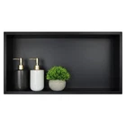 Shower Niche 24 X 12 Stainless Steel Matte Black Recessed Wall Bernkot Tile New. Price: $154.99.