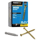Hillman Power Pro No. 10 Ga. 2-1/2 In. Bronze Star Flat Head Exterior Deck New. Price: $36.12.
