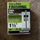 Rite Finishing Nails 461310 Hillman Fasteners Stainless Steel New. Price: $35.99.