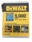 Dewalt DWHTTA7085 Heavy-duty Narrow Crown Staples 1/2" 5000 Pc , Missing Some. Open. Price: $19.16.