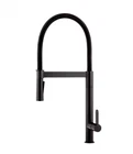 Signature Hardware SHXCOC100MBOCALA Single Handle Pull Down Kitchen Faucet Black Open. Price: $314.22.