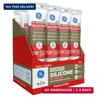 Ge Advanced Silicone Caulk For Kitchen & Bathroom, Clear, 2.8 Fl Oz Tube, 12 Pac New. Price: $127.74.