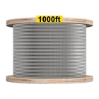 Tootaci 1/8 T316 Stainless Steel CABLE1000FT Marine Grade Aircraft For New. Price: $149.41.