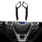 Nuoozy Carbon Fiber Steering Wheel Cover Trim Compatible With Ford Black New. Price: $29.89.