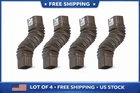 Amerimax 3708419 Brown Durable Plastic Gutter Elbow 2 H 7.5 In. New. Price: $22.11.