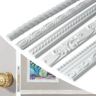 Yefanxi Self-adhesive Flexible Pvc 3D Embossed Wall Molding Trim 0.98IN*0.2... New. Price: $34.13.