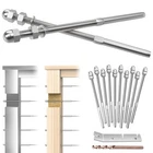 Cke 10 Pack Cable Railing Kit Hand For 4"X4" Post, Stainless Steel New. Price: $30.05.