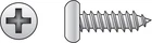 Hillman 80005 Zinc-plated Steel Phillips Pan Head Sheet Metal Screw #4 X 1/2 In. New. Price: $9.87.