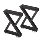 Taelakeni 16 Inch Metal Bench Coffee Table Legs, Set In, Double Triangle New. Price: $56.30.