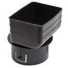 Downspout To Drain Pipe Tile Adapter (black) 3 Inch X 4 I... New. Price: $23.78.