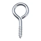 Uxcell 0.75 Inch Small Eye Hooks Self Tapping Screws Carbon Steel New. Price: $10.99.