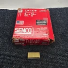 (10000 Pcs) Senco L10BABN: 18 1/4" In. Crown, 5/8" Leg Galvanized Staples Open. Price: $24.49.
