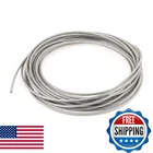 Uxcell 5MM Dia Steel Clear Pvc Coated Flexible Wire Rope Cable 10 Meter New. Price: $27.82.