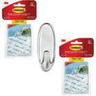 Packs 3M Command 6 Medium Clear Hooks & 12 Adhesive Strips Per Max Lb New. Price: $11.25.