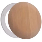 Lirast 5 Inch Resin Free Wood Diffuser - Round Sauna Vent Cover Adjustable Air New. Price: $56.08.