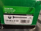 Hillman Carriage Bolt, Steel, 1/4-20 X 3.5 In. 100-PK. 240042 Open. Price: $29.99.
