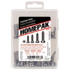 Homepak 41954 Assorted Phillips Oval Head Stainless Steel Sheet Metal Screw Kit New. Price: $13.68.
