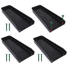 Creative.c 4 Gutter Downspout Extensions,rain Pack, Black New. Price: $53.24.