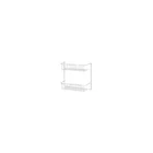 Closetmaid 800200 2-WIRE-SHELF Unit, Door Wall Rack, White, 12-IN. Quantity New. Price: $32.64.