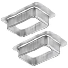 Pack 2" X 3" Rain Gutter Downspout Aluminum Drop Outlet Style New. Price: $15.63.