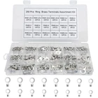 Koxxiamoq 250 Uninsulated Ring Terminals, Brass Connectors, Awg Silver New. Price: $13.95.