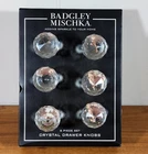 New Badgley Mischka Crystal Drawer Knobs Pull Door Set Of 6 Faceted Sparkle. Price: $25.99.