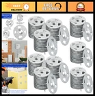 1000 Pcs Heavy Duty Foam Board Fasteners 1-1/8" Galvanized Steel Washers, Rust New. Price: $95.99.
