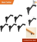 5 Pack Handrail Brackets Zinc Steel Matte Black Support For Stairways Hallways New. Price: $30.97.