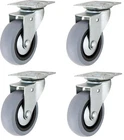 Richelieu Hardware F24786 3" Gray Medium Duty Non Marking Swivel Caster - Pack New. Price: $56.93.