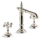 Kohler K-72760-3-SN Artifacts Bathroom Widespread Faucet Handles Polished Nickel Open. Price: $858.00.