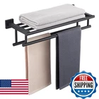 Rtcul Towel Shelf 20 Inch Double For Bathroom Matte Black New. Price: $89.00.