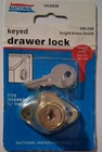 Keyed Drawer Lock National Usa Bright Brass Cabinet New. Price: $9.99.