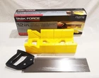 Task Force 12 Miter Box With 14" Back Saw Used Good Condition. Price: $12.99.