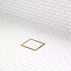 4" Cohen Square Tile-in Shower Drain Signature Hardware New. Price: $39.99.