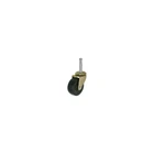 Truguard F24418TV Wheel Caster, Black Soft Rubber With Brass Finish, Wood Stem, New. Price: $23.47.