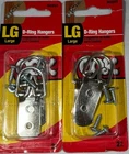 (2 Pack) Ook 20-POUND Steel D-ring Hangers, Large, 2-PACK New. Price: $9.95.