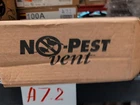 No Pest Vent 4 In. J Block Wide-mount Dual Door Wall White New. Price: $20.00.