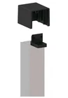 Freedom Margate Deck Railing End Bracket Matte Black Aluminum Post Connector New. Price: $26.50.