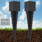 2 Pcs 16" 4X4 Fence Post Anchor Ground Spike (ACTUAL:3.6"X3.6"), Spi... New. Price: $49.86.
