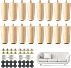 Maitys 4 Inch Round Solid Furniture Legs Wooden Replacement Chair Feet New. Price: $22.99.