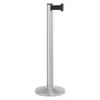 Lavi Industries 50-3000A/SA/BK Barrier Post With Belt, Silver, 10 Ft Length, 40 New. Price: $182.99.