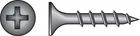 Hillman 42403 Black Steel Phillips Bugle Head Drywall Screw #6 X 1-1/4 In. New. Price: $9.93.
