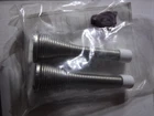 National Pack Spring Door Stops Satin Nickel Finish 3" N331-165 232 New. Price: $6.96.