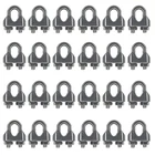 M4 5/32 Inches Stainless Steel Wire Rope Cable Clamp CLIP-24PCS New. Price: $14.76.
