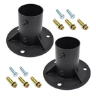 Pack) 2.5"(2 3/8" Od) Base, Chain Link Fence Pole Floor Flange, For... New. Price: $72.63.