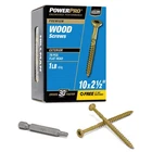 Hillman 48601 Power Pro Star Drive Flat Head Exterior Deck Screw #10X 2-1/2 In. New. Price: $20.11.