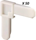 Prime-line 901007-BNT 3/8 White Nylon Screen Frame Corner Angle Pack Of 50 New. Price: $22.42.