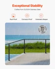 Vevor Cable Railing Post, 36X2X2 Inch Corner With L-shaped Pre-dri New. Price: $52.24.