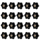 Mozeat Lens Pack 1/4-20 6 Star Knobs Inch Female Threaded Hexagon New. Price: $11.95.