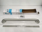 New Moen Home Care 24" Grab Bar 500LBS Curl Grip Brushed Nickel - LR8724D3GBN Open. Price: $37.90.